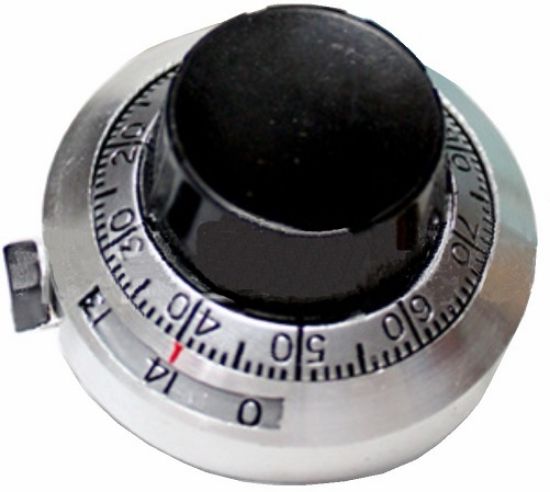Picture of DIAL FOR 10/15-TURN POT 46mm. 6.35mm SHAFT